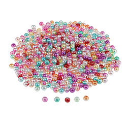 500pcs Perles Mélangées Imitation Perles En Vrac Fabrication De Bijoux Entretoise Artisanat 6mm 500pcs