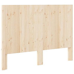 Maison Chic Tête de lit scandinave,Meuble de chambre 140x104 cm bois massif de pin -MN68414 pas cher