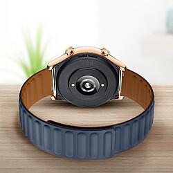 Avis Avizar Bracelet pour Honor Magic Watch / GS3 Silicone Souple Attache Magnétique Bleu