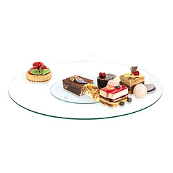 Avis Saveurs Et Degustation Plateau tournant en verre 45 cm.