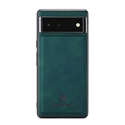 Etui en PU DG.MING magnétique avec béquille et porte-cartes, vert pour votre Google Pixel 6