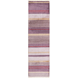 Vidal Tapis de couloir en laine 295x79 Violet Darya