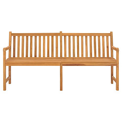 Maison Chic Banc de jardin | Chaise de jardin 180 cm bois de teck solide -GKD91053