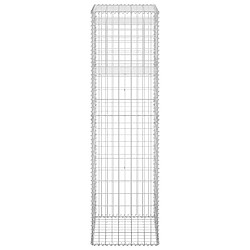 Acheter vidaXL Poteaux à panier de gabion 2 pcs 50x50x180 cm Fer