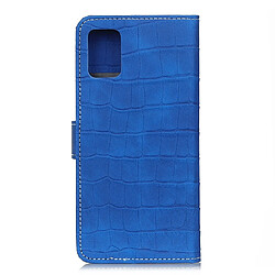 Avis Wewoo Housse Coque Pour Galaxy S11E Magnetic Crocodile Texture en cuir à rabat horizontal avec support et fentes cartes et portefeuille bleu