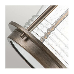 Elstead Lighting Applique murale extérieur Kichler Aluminium,laiton,verre grainé transparent Bronze bruni pas cher