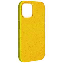 Avizar Coque pour iPhone 15 Silicone Anti-traces Recyclable Classic Case Bio Jaune