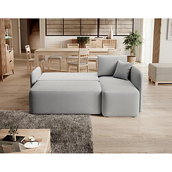 Acheter Bestmobilier Suzie - canapé d'angle droit 4 places convertible avec coffre en velours