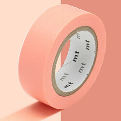 Masking tape unicolore - Rose saumon - 1,5 cm x 7 m