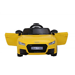 Acheter Audi TT RS Voiture Electrique Enfant (2x25W) 103x62x44 cm - Marche av/ar, Phares, Musique, Ceinture et Télécommande parentale