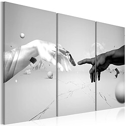 Artgeist Tableau - Toucher en noir et blanc [120x80]