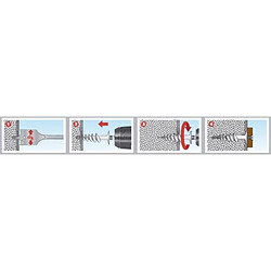 Tox Chevilles A-ISOL type 85 en boîte de 50 pas cher