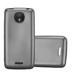 Cadorabo Coque Motorola MOTO C PLUS Etui en Gris