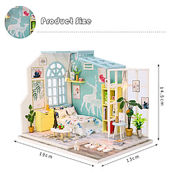 Acheter 3D miniatures bricolage en bois Dollhouse Meubles Creative Chambre Artisanat Cadeaux Décore