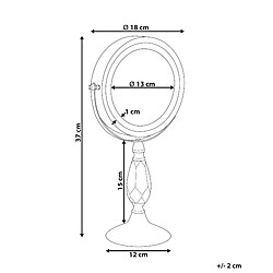 Avis Beliani Miroir de table LED MAURY Argenté