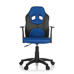 Chaise de bureau / Siège pivotant KID GAME AL noir/bleu hjh OFFICE