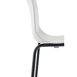 Non Tabouret de bar Hoover structure 4 pieds noir pas cher