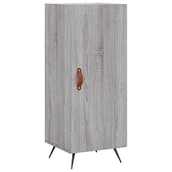 Acheter vidaXL Buffet haut Sonoma gris 34,5x34x180 cm Bois d'ingénierie