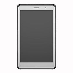 Coque en TPU modèle de pneu hybride avec béquille noir pour votre Huawei MediaPad T3 8.0