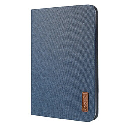 Etui en PU texture, auto-absorbée bleu pour votre Apple iPad mini (2021)