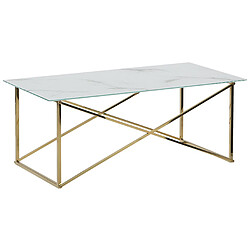 BELIANI EMPORIA Table basse - Marbre doré