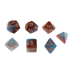 7 / Set De Dés Polyédriques En Plastique Pour Du0026D Dungeons And Dragons Game Toy Style 1