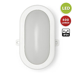 VELAMP TARTARUGA: Hublot ovale à LED intégrés 5.5W blanc. IP54