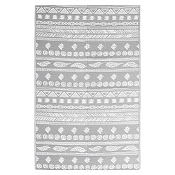 vidaXL Tapis d'extérieur Gris 140x200 cm PP