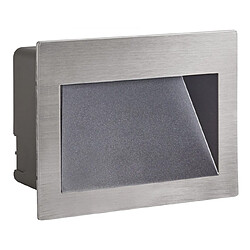 applique encastrée murale - aric inari - 10.5w cct - ip65 - inox - aric 51344