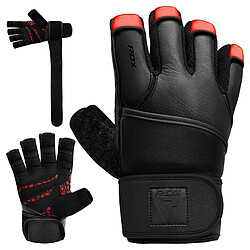 RDX Sports RDX L7 Gant De Musculation En Cuir Rouge & Noir-S - RDX - WGL-L7R-S+