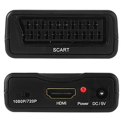 Mondpalast Convertisseur Péritel-HDMI - Adaptateur Scart vers HDMI 1080P HD