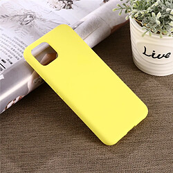 Acheter Coque en silicone liquide souple jaune pour votre Google Pixel 4