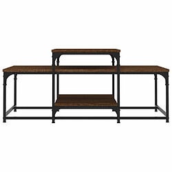 Acheter Maison Chic Table basse,Table Console Table d'appoint, Table pour salon chêne marron 102x60x45 cm bois d'ingénierie -MN71633