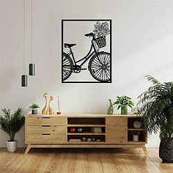 DEKORY Décoration murale en métal Bicyclette - 60x74 cm