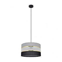 Helam Suspension Helen Tissu,Fer Noir,or,gris 1 ampoule 95cm