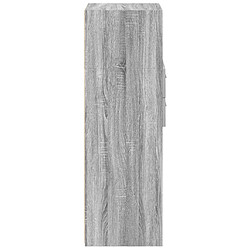 Acheter vidaXL Buffet haut sonoma gris 40x42,5x124 cm bois d'ingénierie