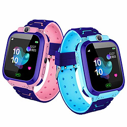 Montre De Positionnement De Téléphone Intelligent Étanche Fashion Life Pour Enfants Étudiants Rose Anglais