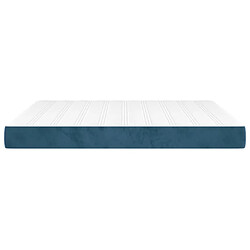 Avis vidaXL Matelas de lit à ressorts ensachés 160x210x20 cm velours