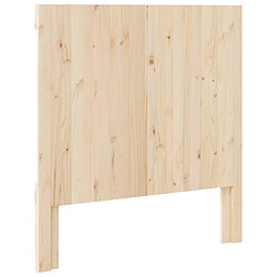 Maison Chic Tête de lit scandinave,Meuble de chambre 100x104 cm bois massif de pin -MN17187 pas cher