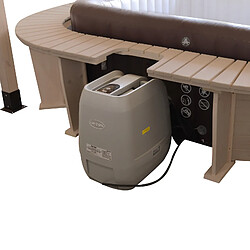 K20 Spa Gonflable Panneaux en Bois K2O Seychelles 4-6 Personnes avec Hydrojets 250x275x71 cm