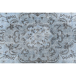 Vidal Tapis de laine 274x170 Bleu Ultra Vintage