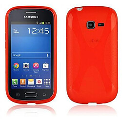 Cadorabo Coque Samsung Galaxy TREND LITE Etui en Rouge