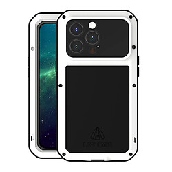 Coque en silicone, antichoc, anti-chute, anti-poussière blanc pour votre Apple iPhone 13 Pro 6.1 pouces