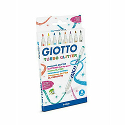 Ensemble de Marqueurs Giotto Turbo Glitter Multicouleur (10 Unités)