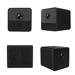 Mini caméra de surveillance infrarouge intelligente sans fil WIFI et DV, HD 1080P, Vision 120° nocturne, capteur de mouvement, carte micro SD 64GO