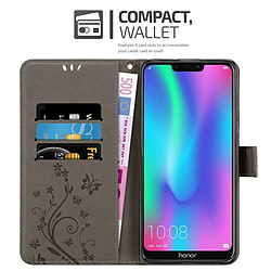 Cadorabo Coque Honor 8C Etui en Gris