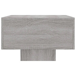 Maison Chic Tabls basse,Table Console pour salon sonoma gris 100x49,5x31 cm bois d'ingénierie -MN76950 pas cher