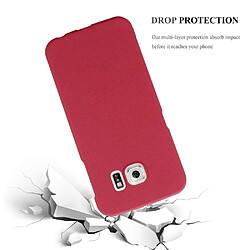 Cadorabo Coque Samsung Galaxy S6 EDGE Etui en Rouge pas cher