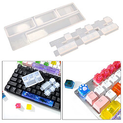 Acheter Keycaps Résine Moule Keycap Artisanat époxy Moule Clé Extracteur Chat Griffe Moules Blanc