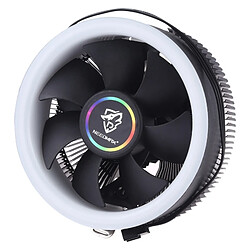 Wewoo Ventilateur de refroidissement Composants de l'ordinateur à 3 broches Hôte de de silencieux avec voyant de couleur RVB pour Intel 1775 1366 1150 1151 1155 1156 AMD 754 939 AM2 AM2 + AM3 AM3 +